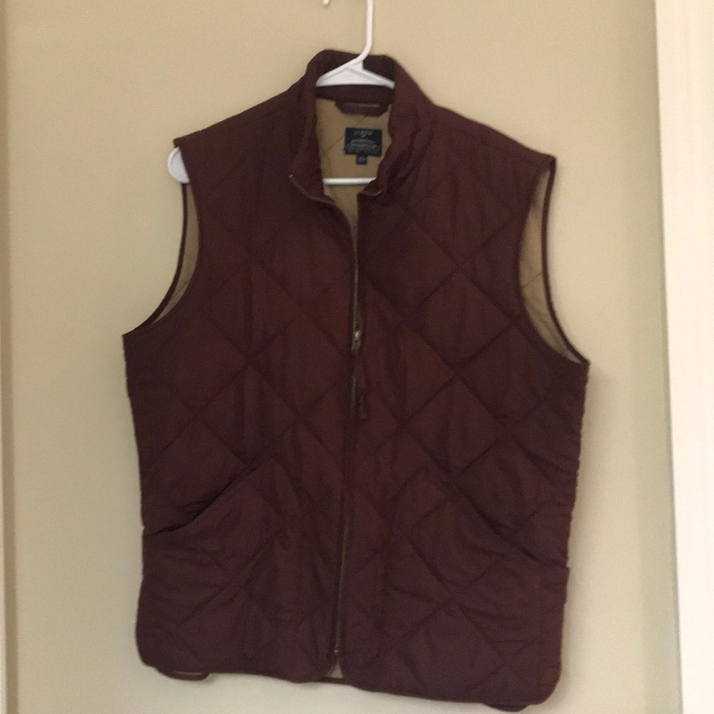 JCREW QUILTED VEST MEDIUM